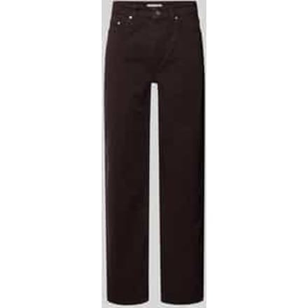 Straight leg jeans van puur katoen
