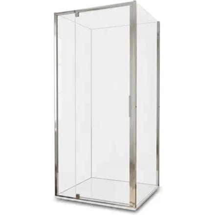 Aquavive Douchezijwand Anza - Helder Glas 6mm - Chroom - 86,5-89x200cm