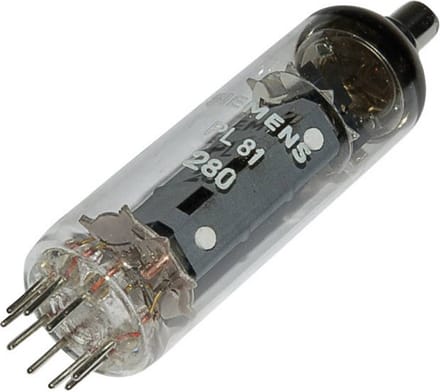 Siemens PL 81 = 21 A 6 Elektronenbuis Pentode 170 V 45 mA Aantal polen: 9 Fitting: Noval 1 stuk(s)