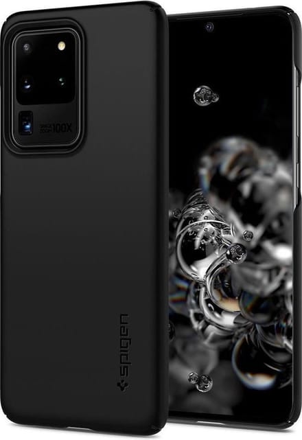 Spigen Thin Fit Samsung Galaxy S20 Ultra Hoesje Zwart