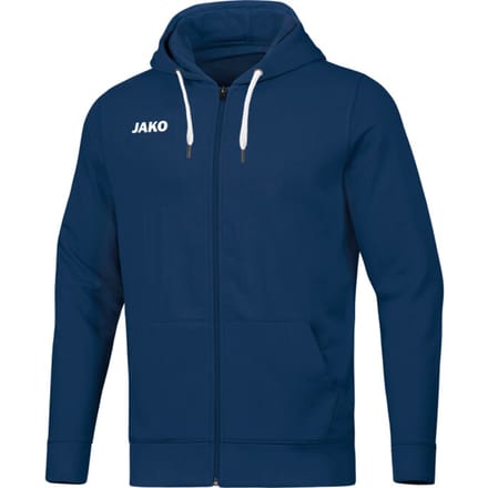 Jako - Hooded Jacket Base Junior - Jas met kap Base - 128 - Blauw