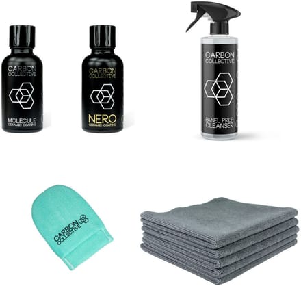 CARBON COLLECTIVE - PRO - MOLECULE 9H + NERO 3,5H Self-Healing - Diamond Infused Ceramic Coating - 7 YEARS - Coating Pack 3.0