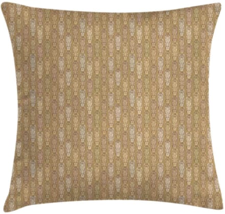 ABAKUHAUS Kussenhoes – Dubbelzijdig – Rits – 45x45 cm – Camel Multicolor