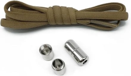 Elastische Veters - (Bruin) - Elastische kinder veters - Sport veters - Elastische schoenveters