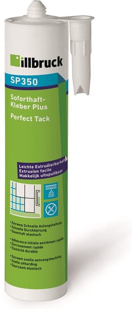 illbruck SP350 HIGH TACK PRO lijmkit - 310 ml - zwart