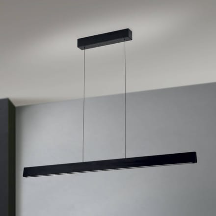 ORION Hanglamp Tara, zwart, lengte 120 cm, aluminium/staal