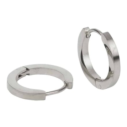 Kalli Oorringen Edelstaal Mat Zilver 1851 (16mm)