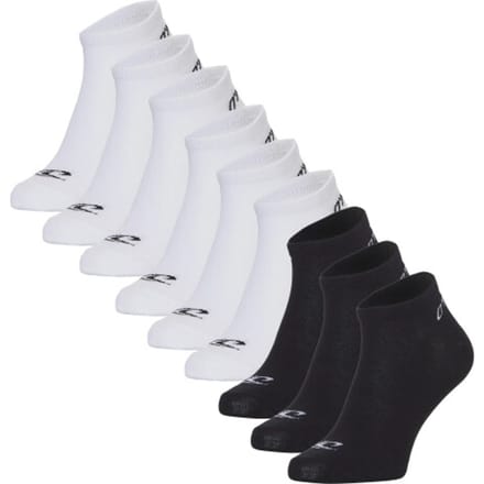 O'Neill Heren / Dames Sneakersokken 9-Pack Wit/Zwart - Maat 35-38