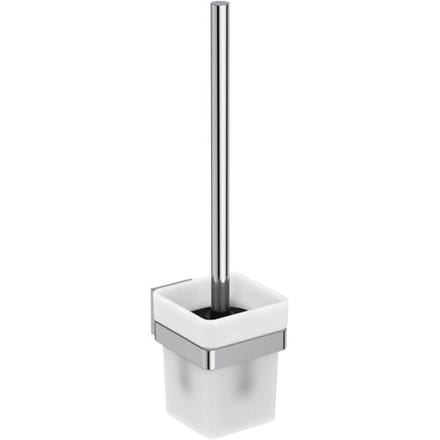 Ideal Standard IOM Square - Closetborstelgarnituur, mat glas/chroom E2194AA