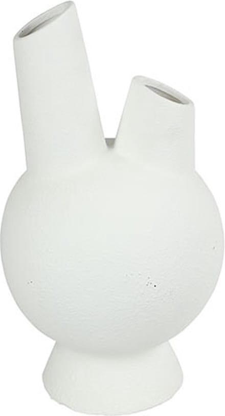 Countryfield Vaas Antonie aardew L24,5B24,5H43,5CM wit