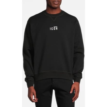 Dsquared2 Sweatshirt Black Größe: L | Pullover Outlet | Herren | Schwarz