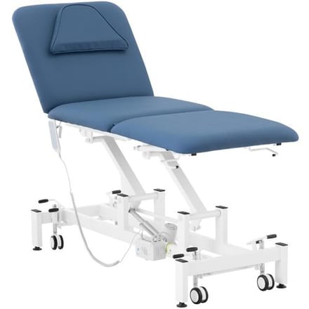 physa Massagetafel - 100 W - 150 kg - Blauw, Wit 10040483