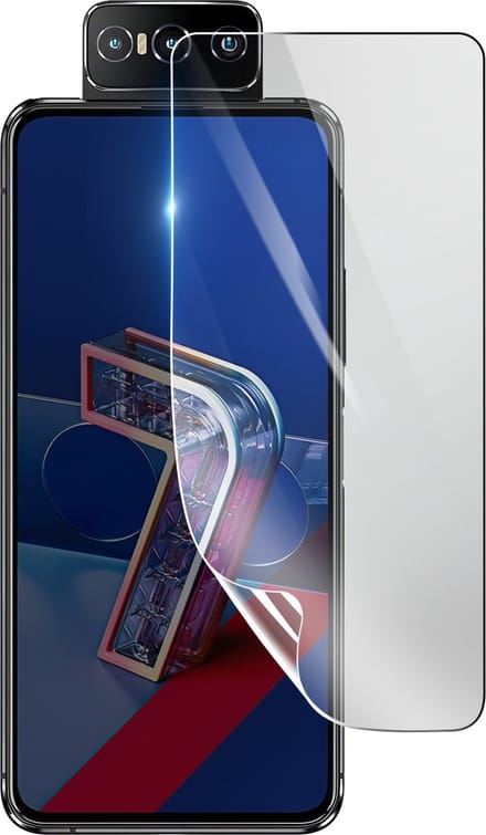 3mk, Geschikt voor Asus Zenfone 7 Pro ZS671KS, Schokbestendige Hydrogel Screenprotector, Transparant