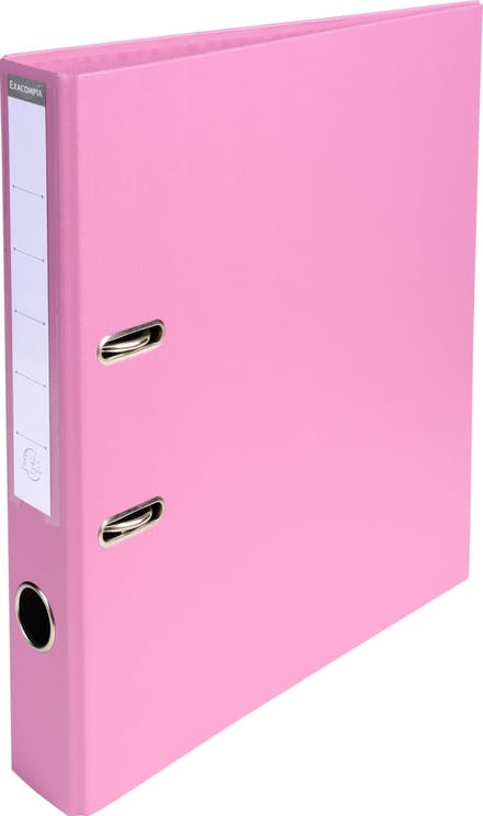 Exacompta 10x Prem'Touch® PVC Ordner met hefboom - rug 50 mm - A4 - Roze - 53555E
