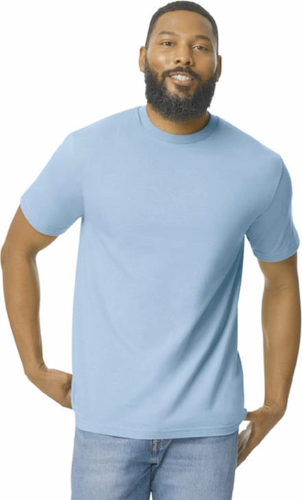 Gildan Heren-T-shirt Softstyle Midweight GI65000 - light blue - M