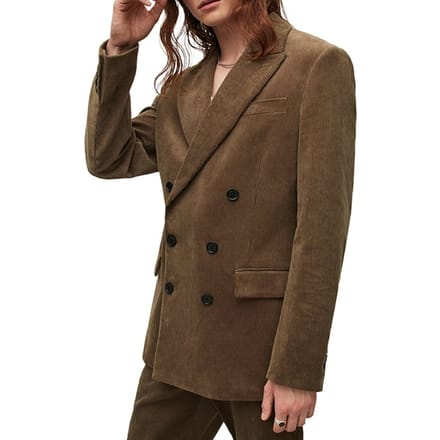 AllSaints Busco Blazer Worn Brown Größe: 36 | Blazer Outlet | Herren | Braun