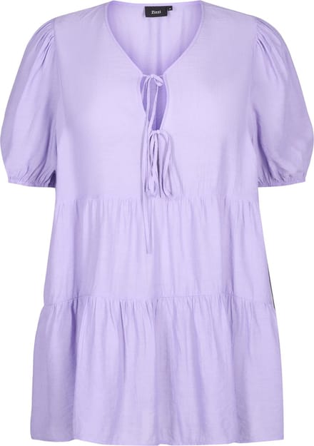 ZIZZI MRICHI, 1/2, TUNIC Dames Tuniek - Purple - Maat S (42-44)