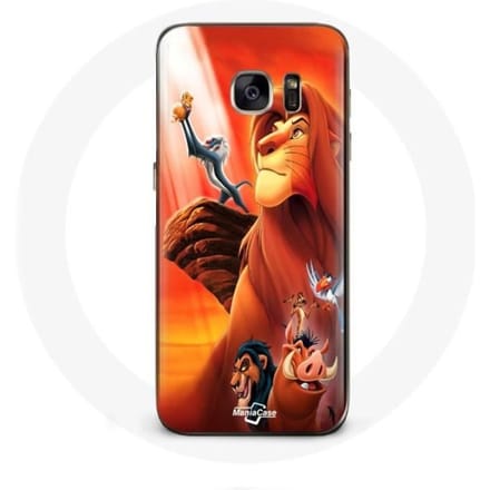 Samsung Galaxy S7 Hoesje De Lion King Simba en Mufasa
