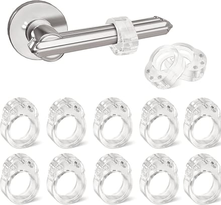 Deurstopper - Deurbuffer - Deurklink bescherming - Deurhendel - 12 stuks