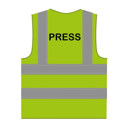 Press hesje RWS limoengroen
