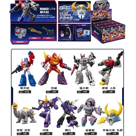Originele Transformers GALAXY 8 Vision Unicron Rod Blitzwing Metroplex Optimus Prime Decepticons Actiefiguur Cadeau gray
