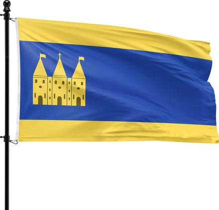 VlagDirect - Staphorst vlag - Gemeente Staphorst vlag - 90 x 150 cm.
