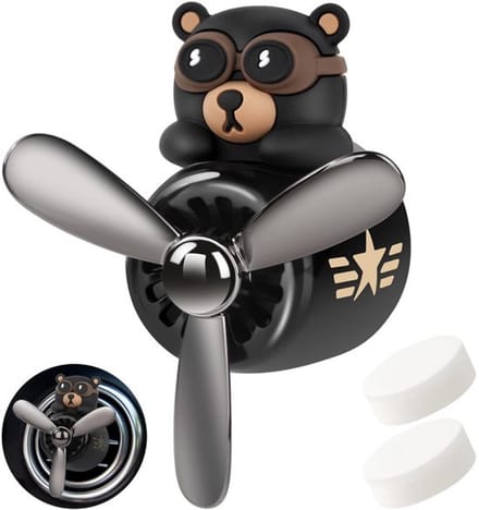 Dailygoody - Auto Diffuser - Luchtverfrisser - Cartoon Beer Pilot