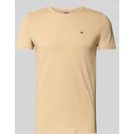 Regular fit T-shirt van puur katoen