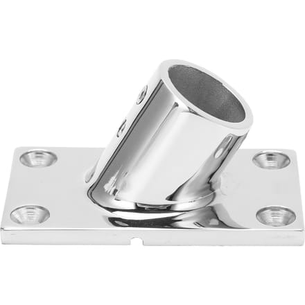 Boot Handgreep Basis Fitting Roestvrij Staal 60 Graden Rechthoekig Boot Handgreep Fitting22mm 0.9in white