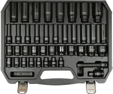 Yato YT-10555 - Dopsleutelset 1/2" - CrMo Staal - 40 stuks