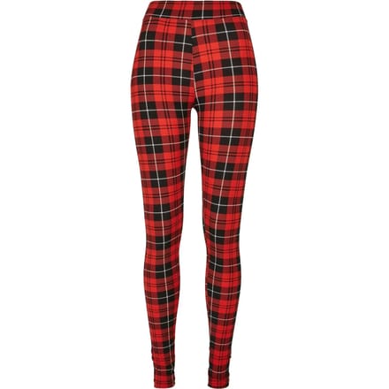 Urban Classics - Soft AOP redcheck Legging - 5XL - Rood