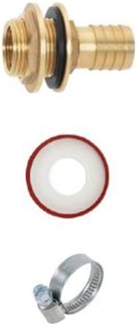 GEKA GEKA regenton aansluitset 1 inch MS sleufmaat 25mm IG 3/4 in...