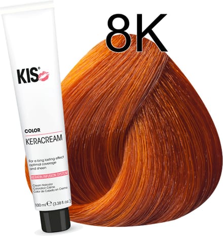 Haarverf - 8K Licht koper | KIS
