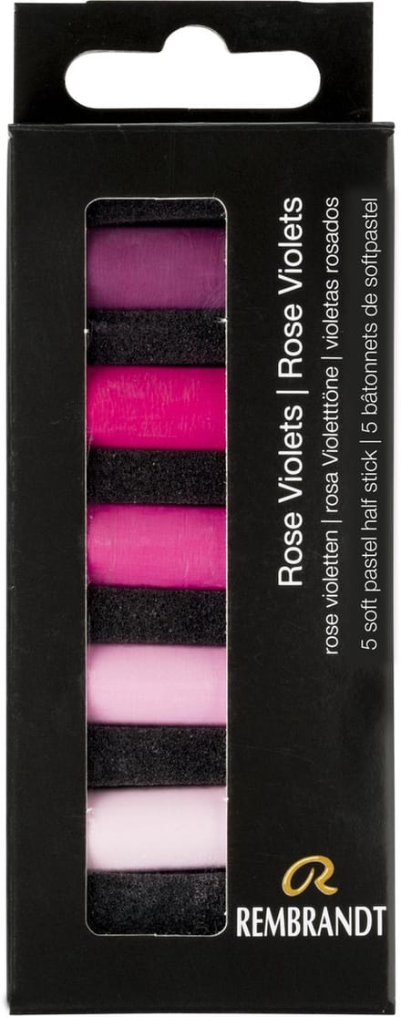 Rembrandt softpastel half 5 Rose violetten