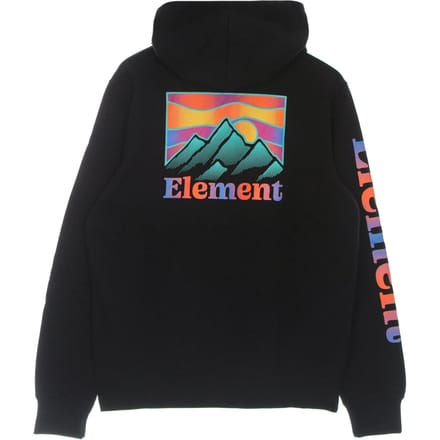 Kass Hood Flint Zwart lichtgewicht herensweatshirt met capuchon