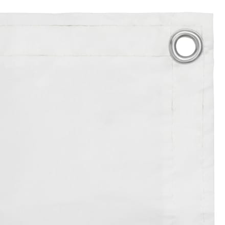 vidaXL - Balkonscherm - 120x400 - cm - oxford - stof - wit