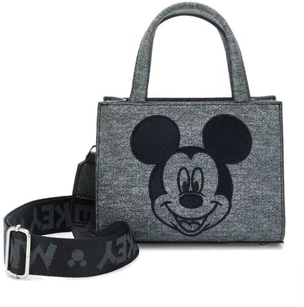 Disney Loungefly Tote Bag Mickey Denim Small Exclusive