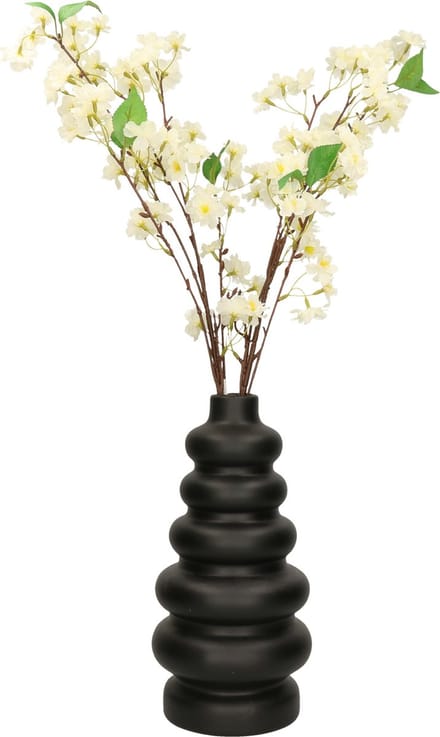 Emerald Kunstbloem Pruimen bloesem - 88 cm - wit - Kunst zijdebloemen