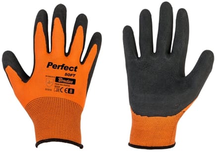 Bradas RWPS9 Perfect Soft - Werkhandschoenen - Latex Gecoat - Maat 9