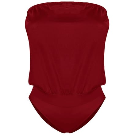 Dames HOT Zwempak Strand Monokini Badpak Badkleding Bikini 3XL rood