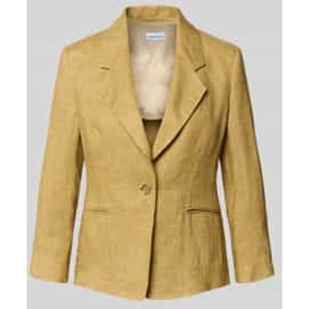 slim fit linnen blazer met paspelzakken model 'CARDATO'