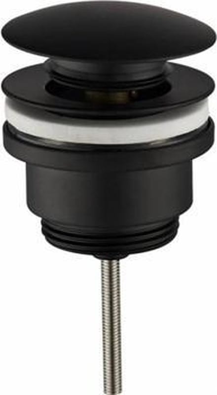 Luxe Clickwaste 5/4" Universeel Mat Zwart