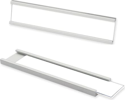 CombiCraft aluminium etikethouder 65x15mm - per 25 stuks
