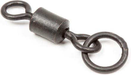 PB Products - Bait Ring Swivel | Maat 24 | 10 Stuks - Zwart