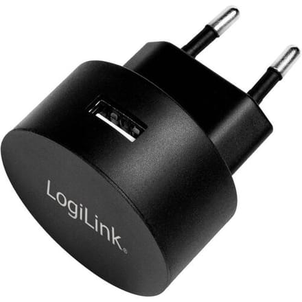 LogiLink LogiLink USB wall charger - Netzteil - 10.5 Watt - 2.1 A (USB) USB-oplader 10.5 W 1x USB-A Zwart Binnen