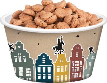 Snoepbakjes 'Welkom Sint & Piet' 250ml - 5 stuks