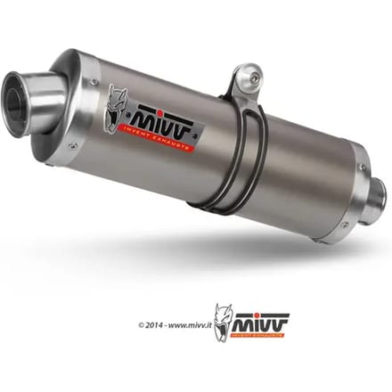 motoruitlaat Mivv Oval Classic titane Suzuki GSF600 Bandit