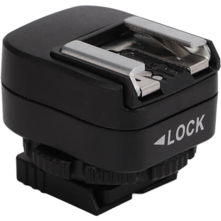 TF‑334 Flitsschoenadapter met Extra PC-synchronisatieaansluiting voor A73 Cameraflitser Speedlite gray