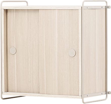 Parly dressoir wandkast 2 deuren whitewash.