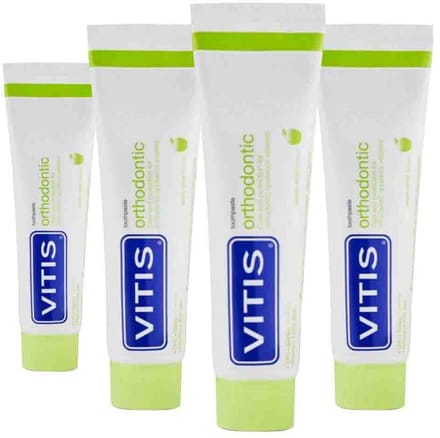 Vitis - Tandpasta Orthodontic - 4 x 75 ml - Voordeelverpakking